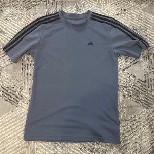 Adidas Grey Short Sleeve Workout Tee